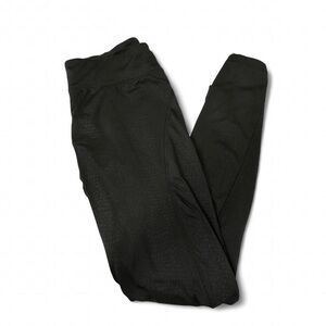 Marika Women Black Print 7/8 Ankle Leggings Size Medium